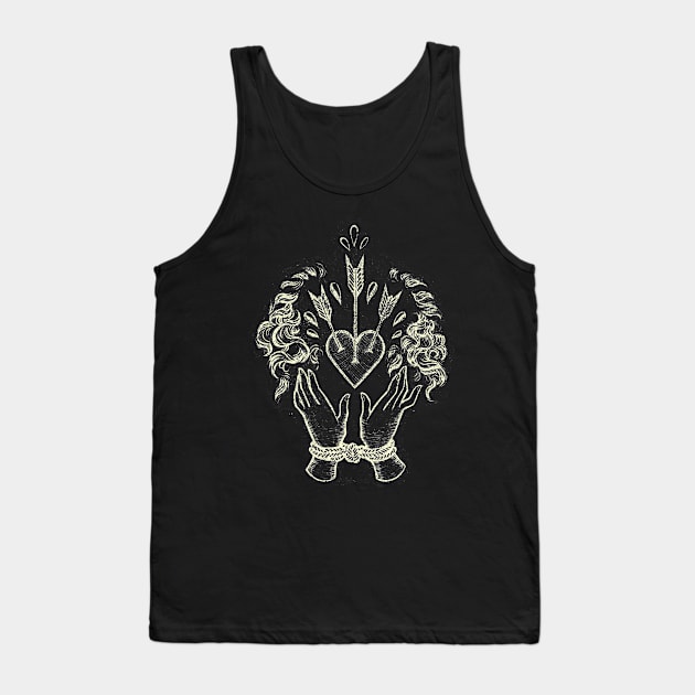 Wounded Heart Tank Top by Little Bad Wren 